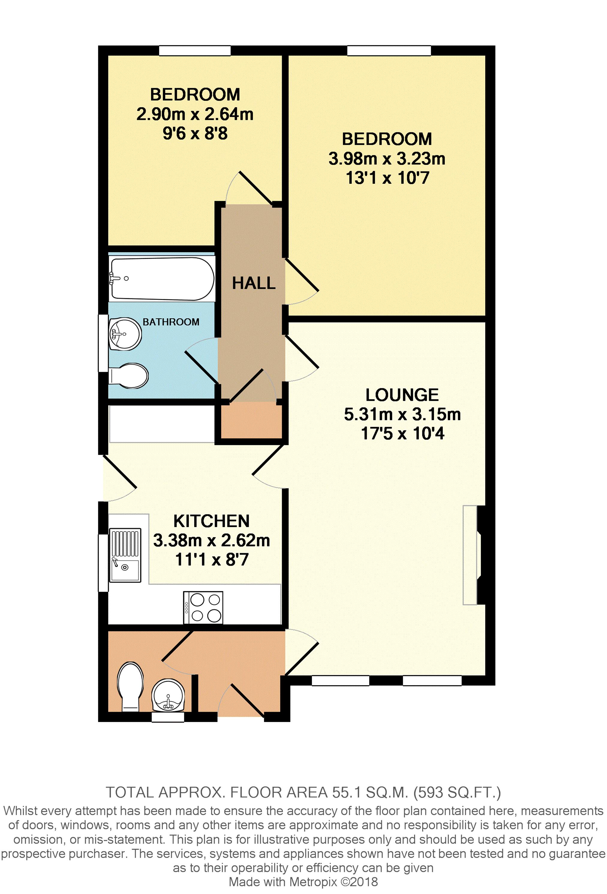 Meadowside, Newquay TR7, 2 bedroom detached bungalow for sale