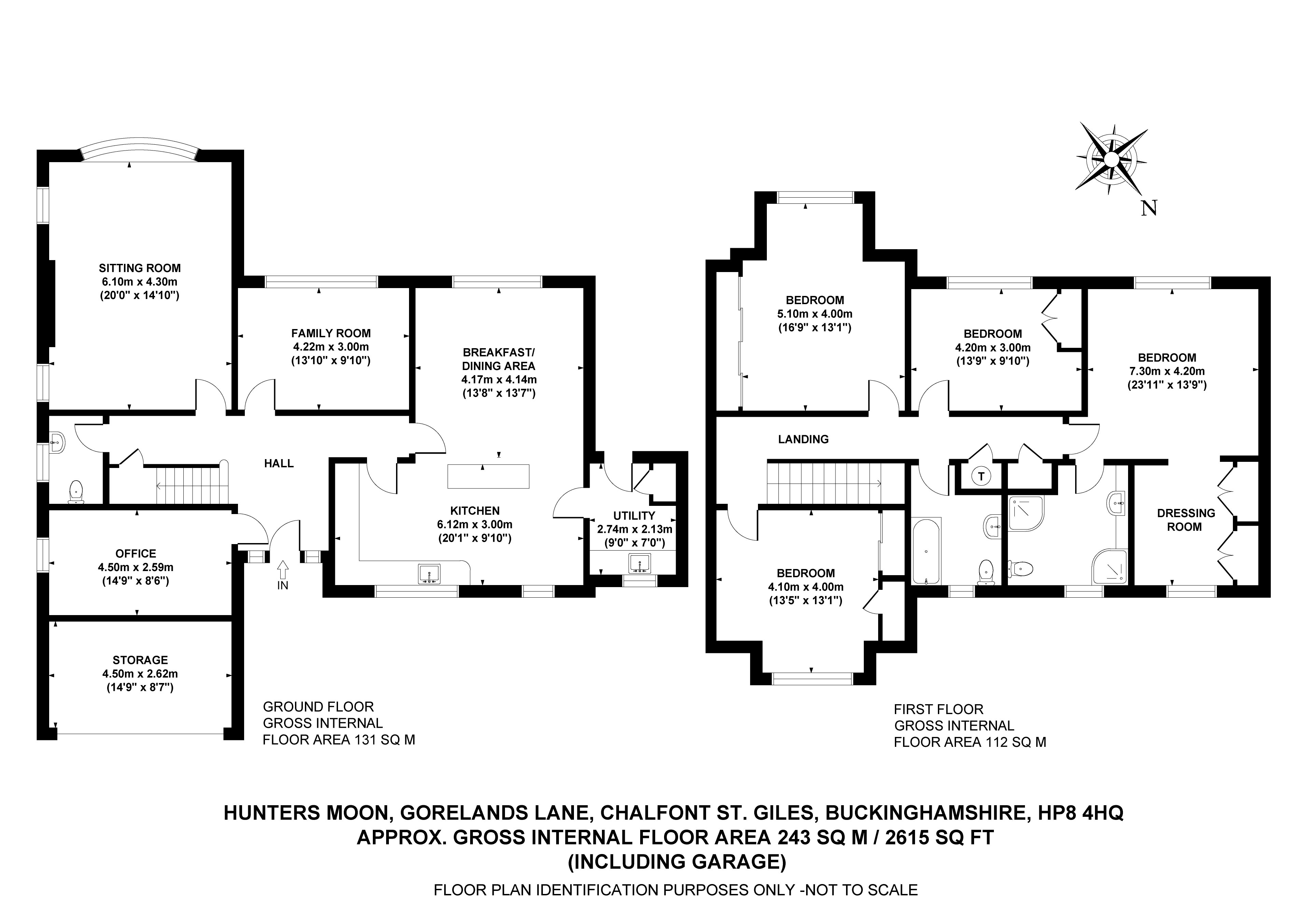 Hunters Moon,, Gorelands Lane, Buckinghamshire floorplan