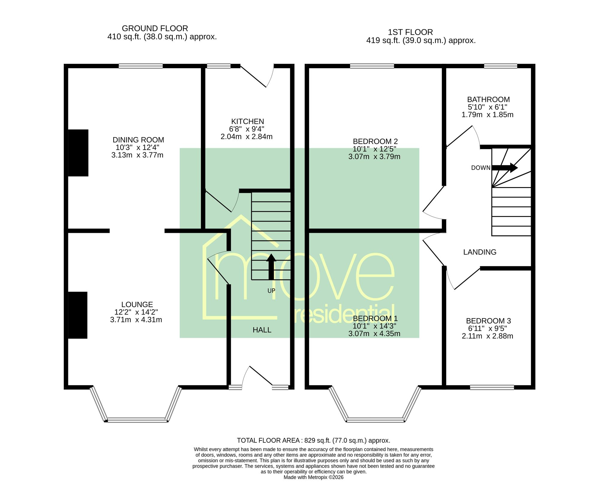 51 Grasville Road, Birkenhead floorplan
