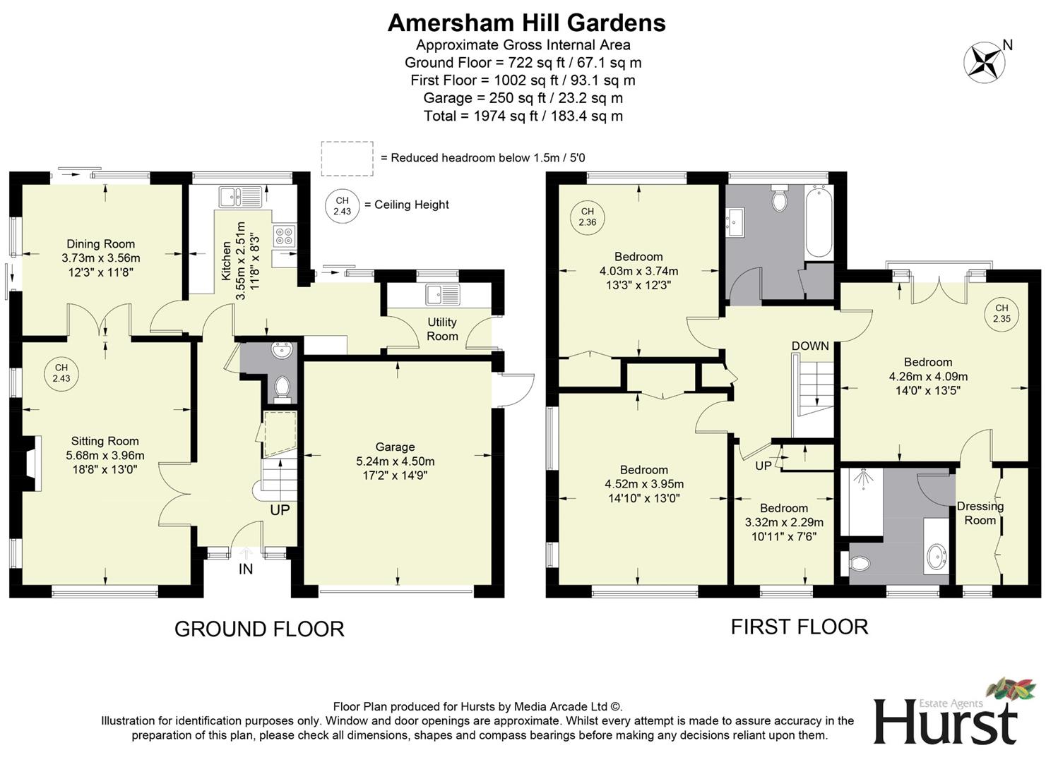 22, Amersham Hill Gardens, High Wycombe floorplan