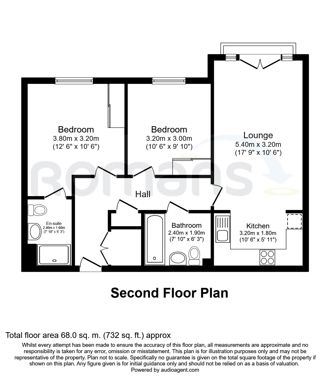 2 Bedrooms Flat to rent in Grenfell Road, Maidenhead SL6