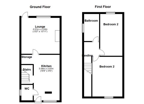 2 Bedrooms Terraced house for sale in Fox Terrace, Ealand, Scunthorpe DN17