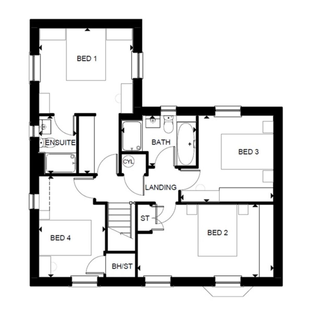 Henley Gate, Ipswich floorplan