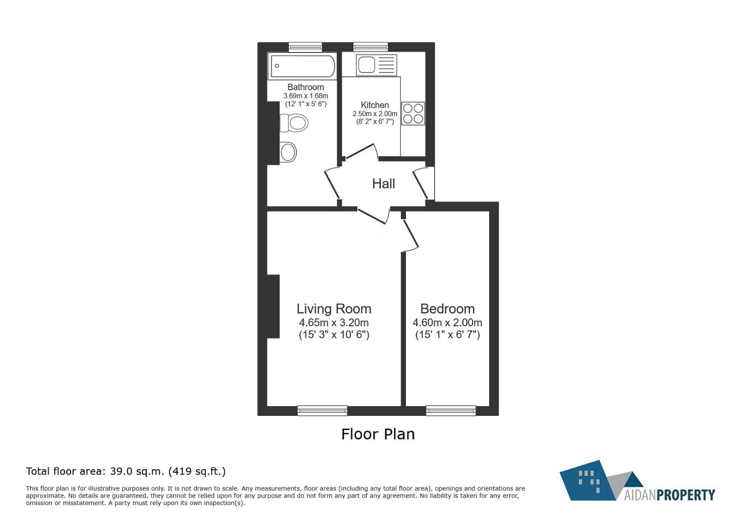 2b, Wynyard Street, Sunderland floorplan
