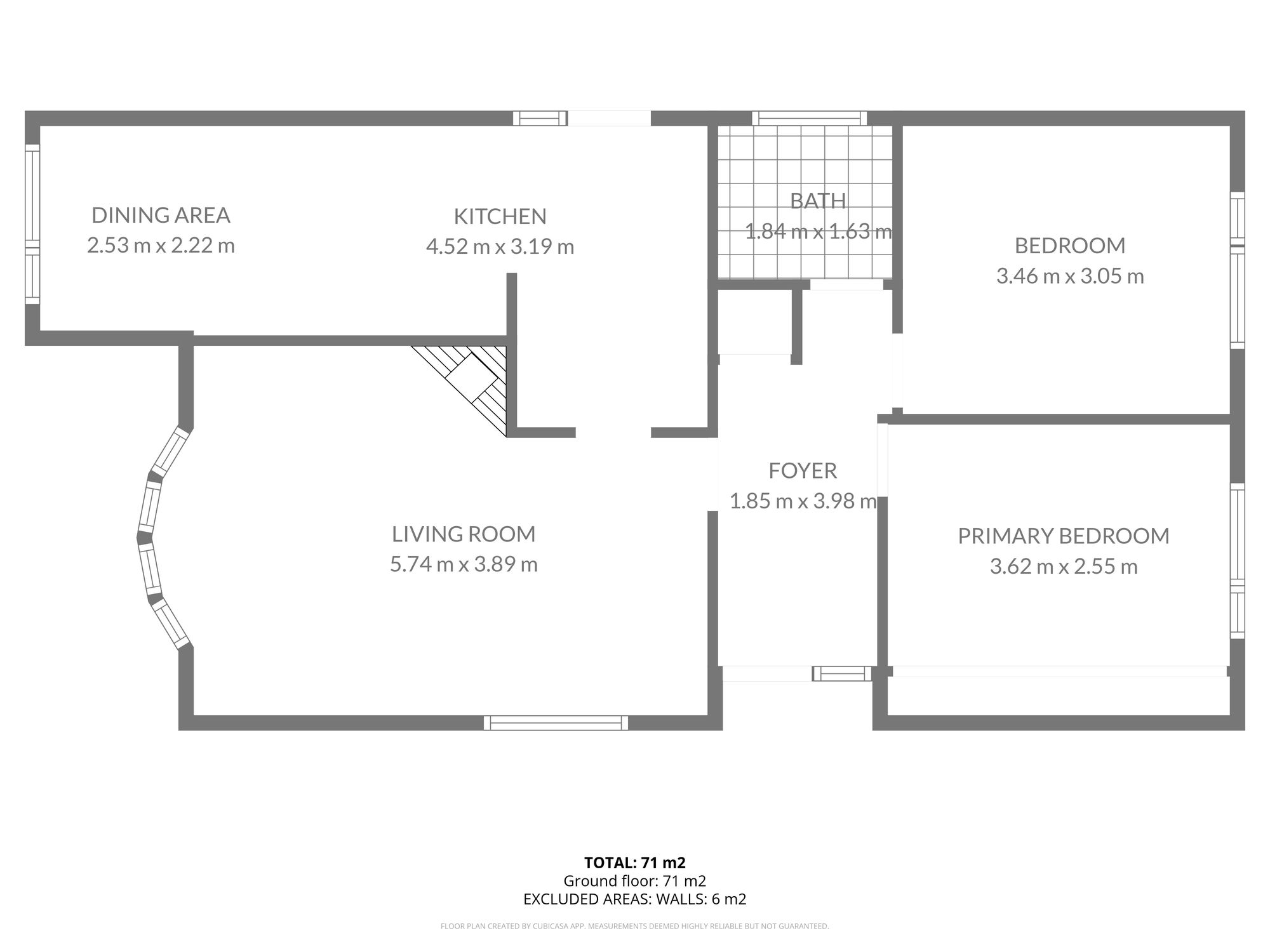 2 Charnwood Close, Leicester floorplan