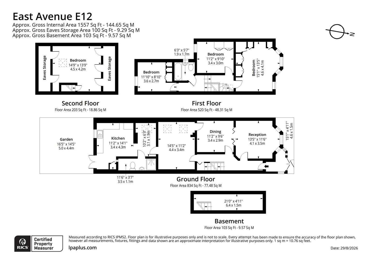 22, East Avenue, London floorplan