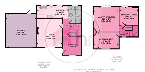 3 Bedrooms Semi-detached house for sale in Oak Crescent, Potton, Sandy, Bedfordshire SG19