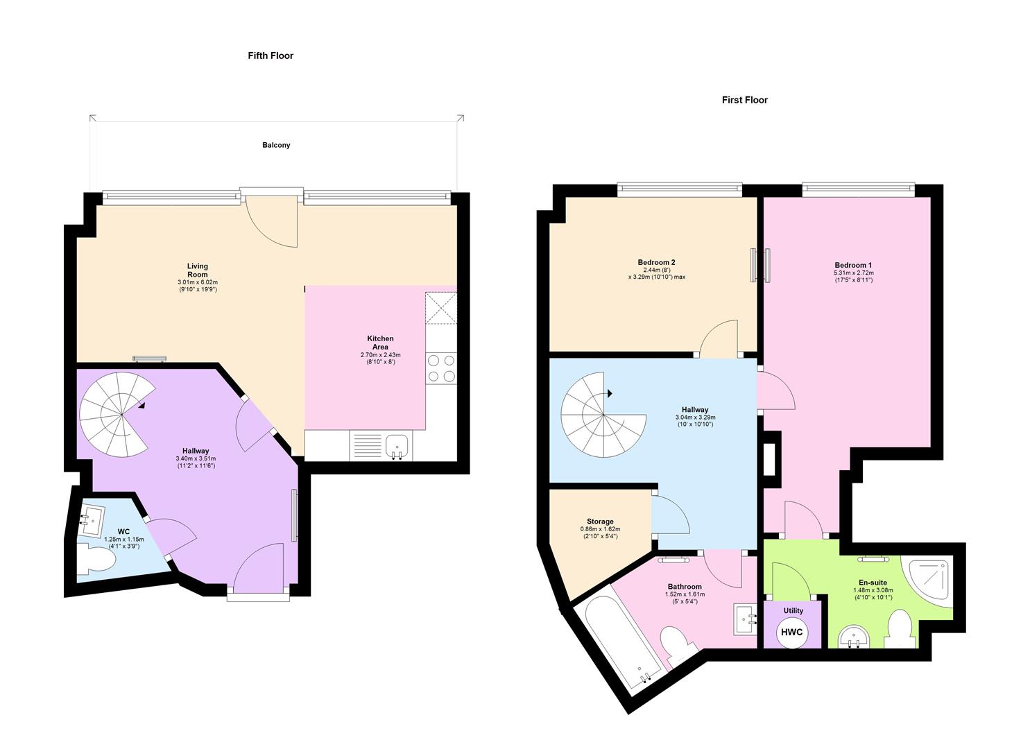 2 Bedrooms Flat to rent in Vm2, Salts Mill Road, Shipley BD17