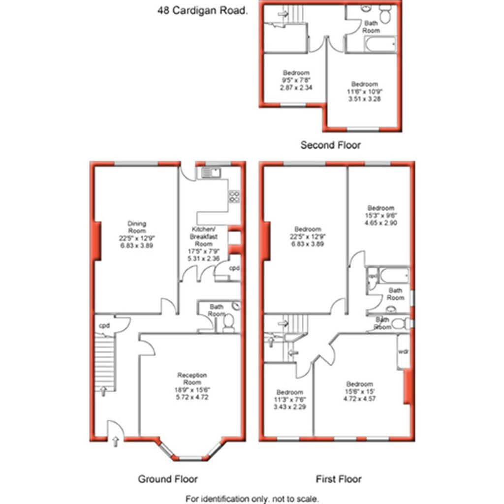 48, CARDIGAN ROAD, Leeds floorplan