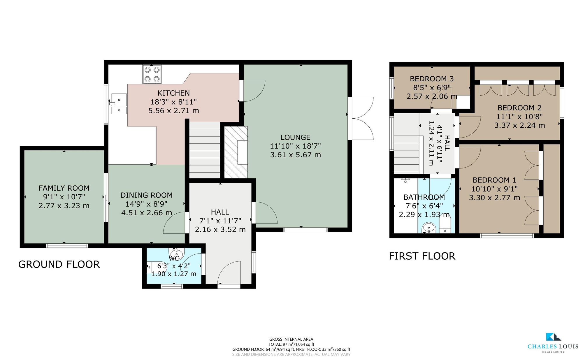 2 Cotswold Close, Bury floorplan