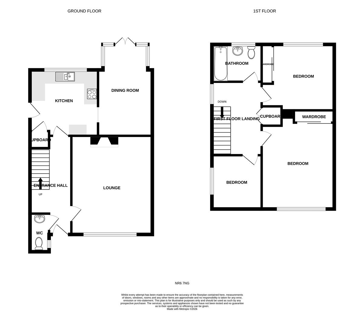 Spixworth Road, Norwich floorplan