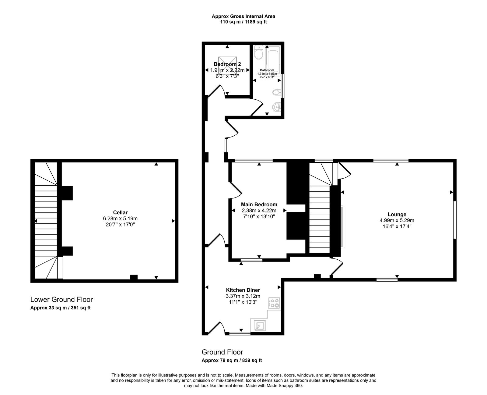 1, Queens Court, Ramsgate floorplan