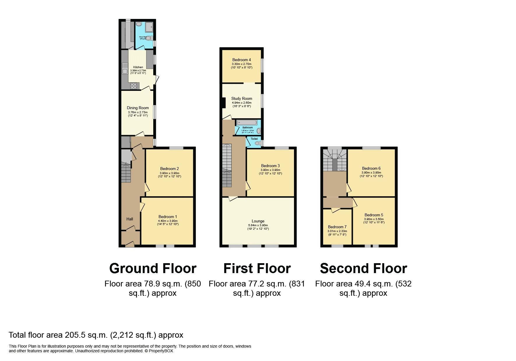 Richmond Road, Exeter EX4, 7 bedroom terraced house for sale 62128732