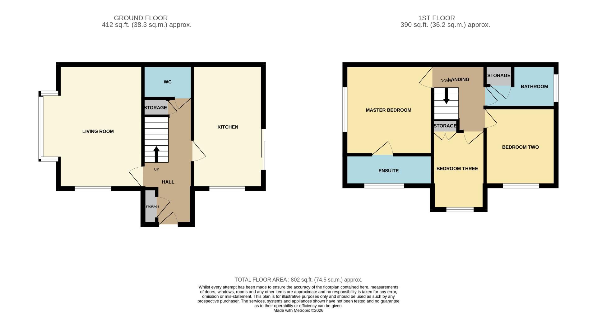 11, Warner Avenue, Bishop Auckland floorplan