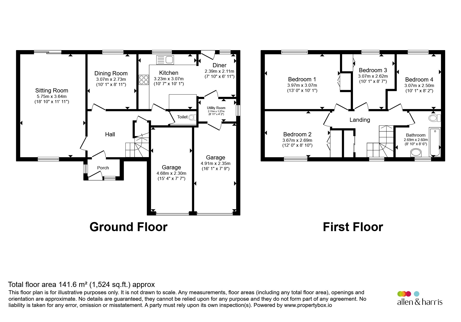 12, Loddon Close, Abingdon floorplan