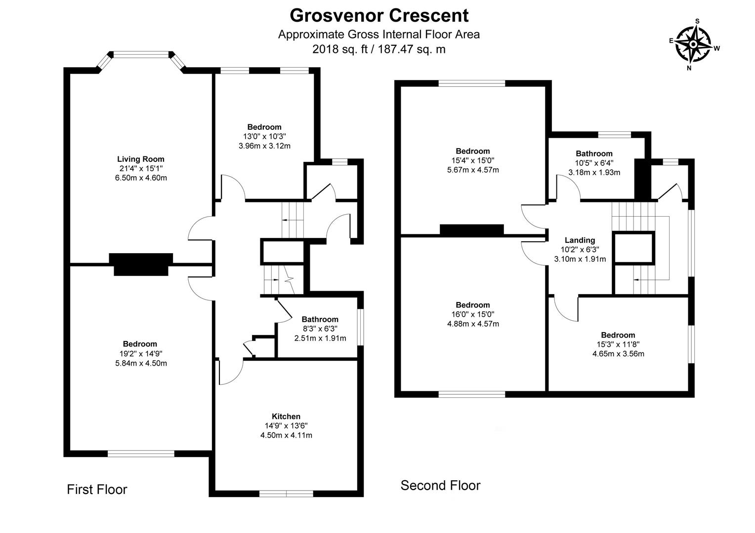 Upper Maisonette, 18, Grosvenor Crescent, St. Leonards-On-Sea floorplan