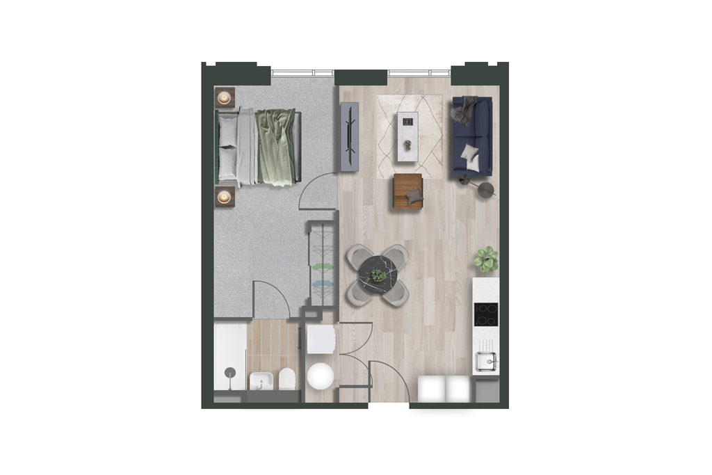 244, Loudons Yard, 2 Inkwell Place, Birmingham floorplan