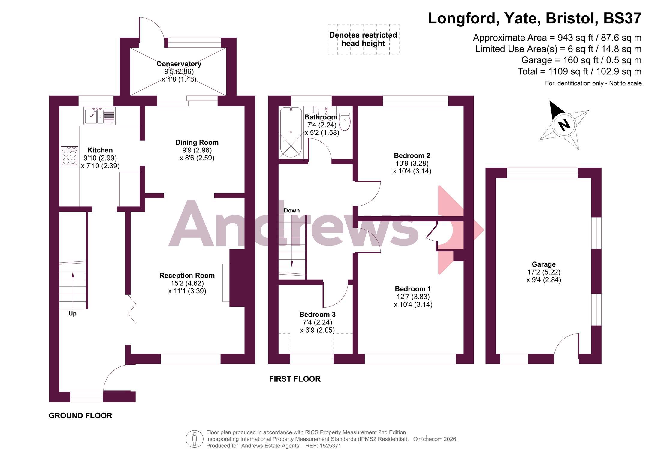 92, Longford, Bristol floorplan