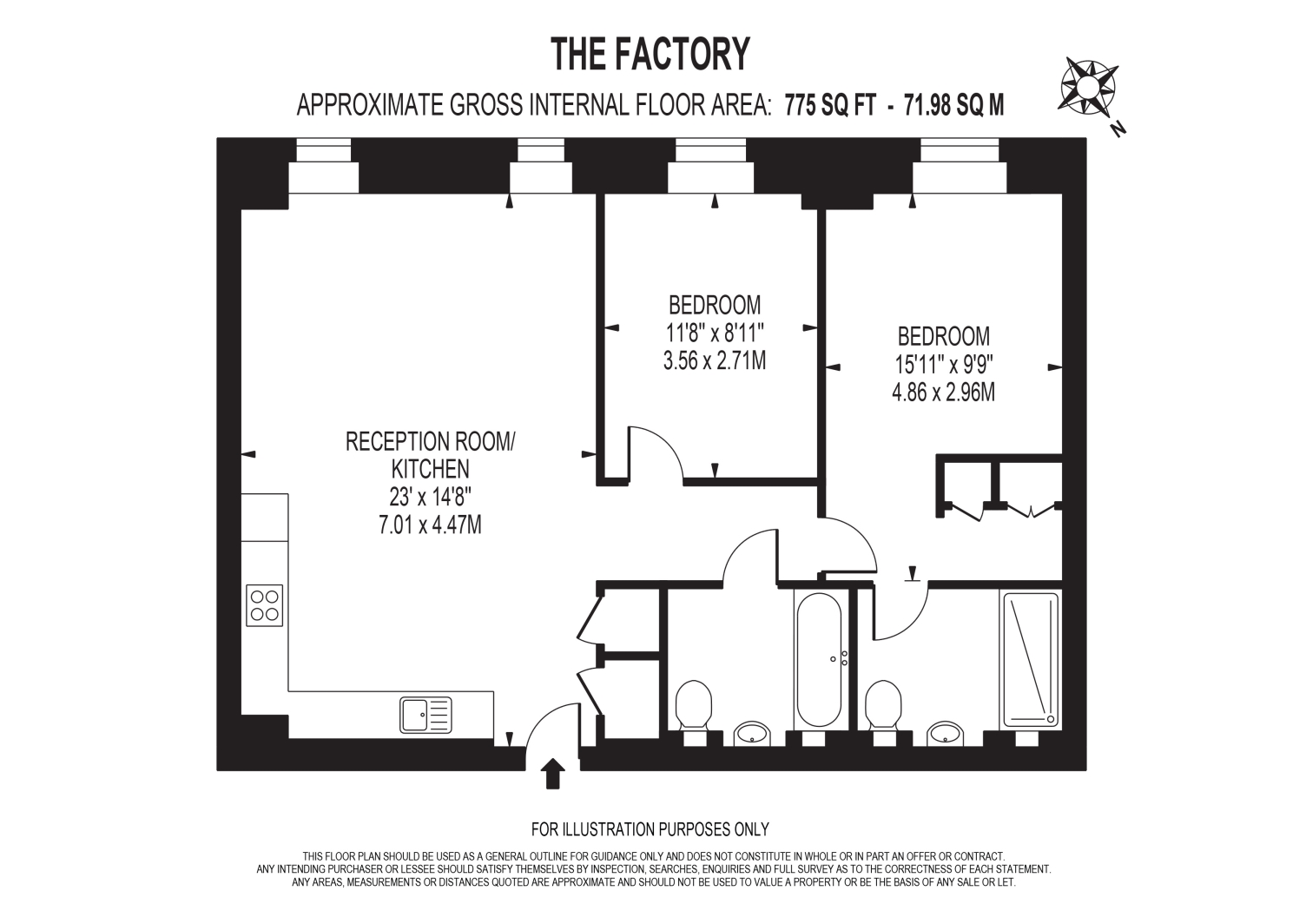 Wyke Road, London floorplan