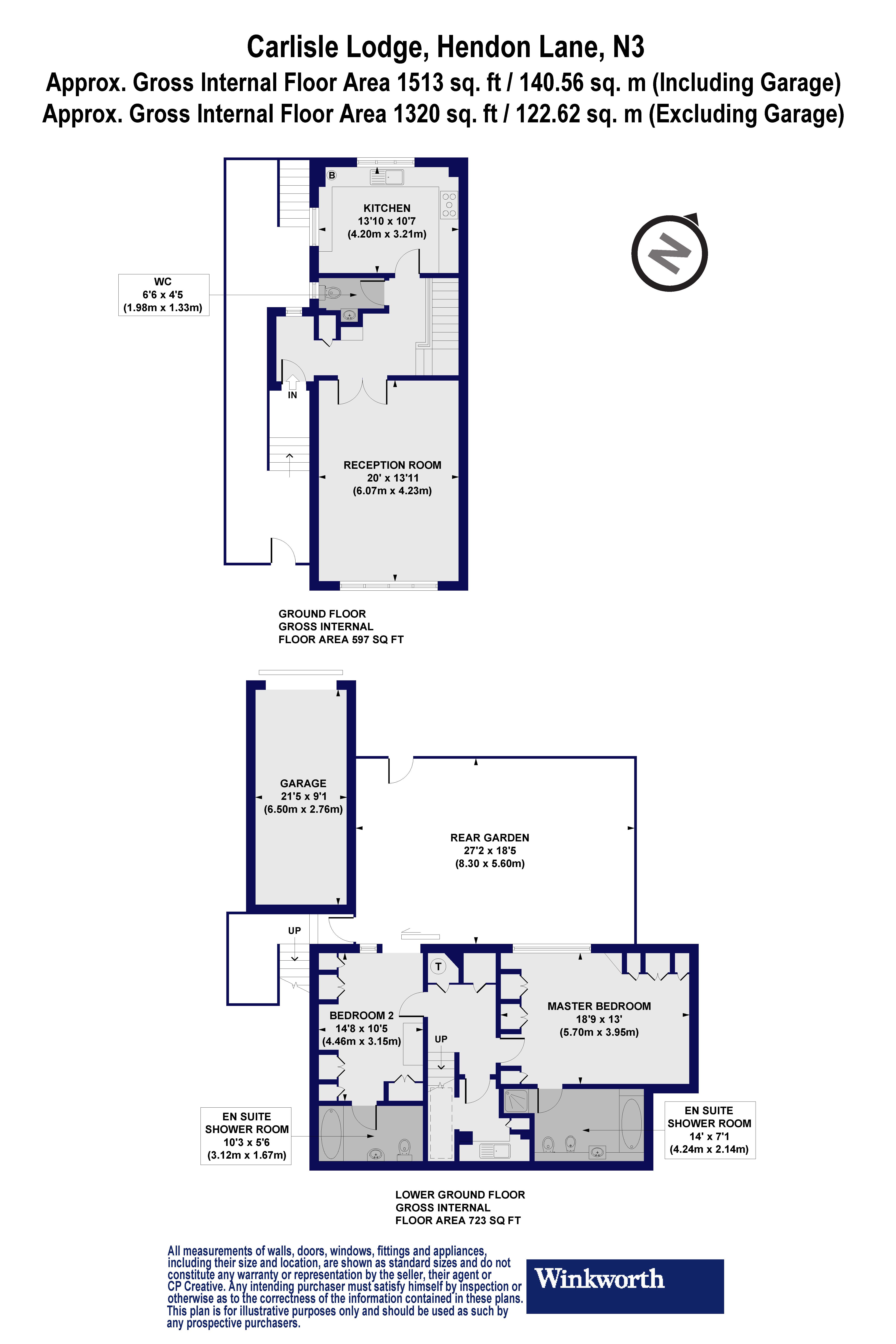 Flat 1, Carlisle Lodge, 82, Hendon Lane, London floorplan