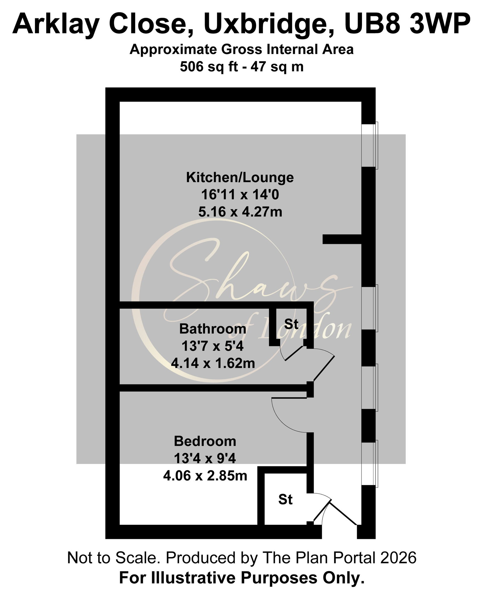 19, Arklay Close, Uxbridge floorplan