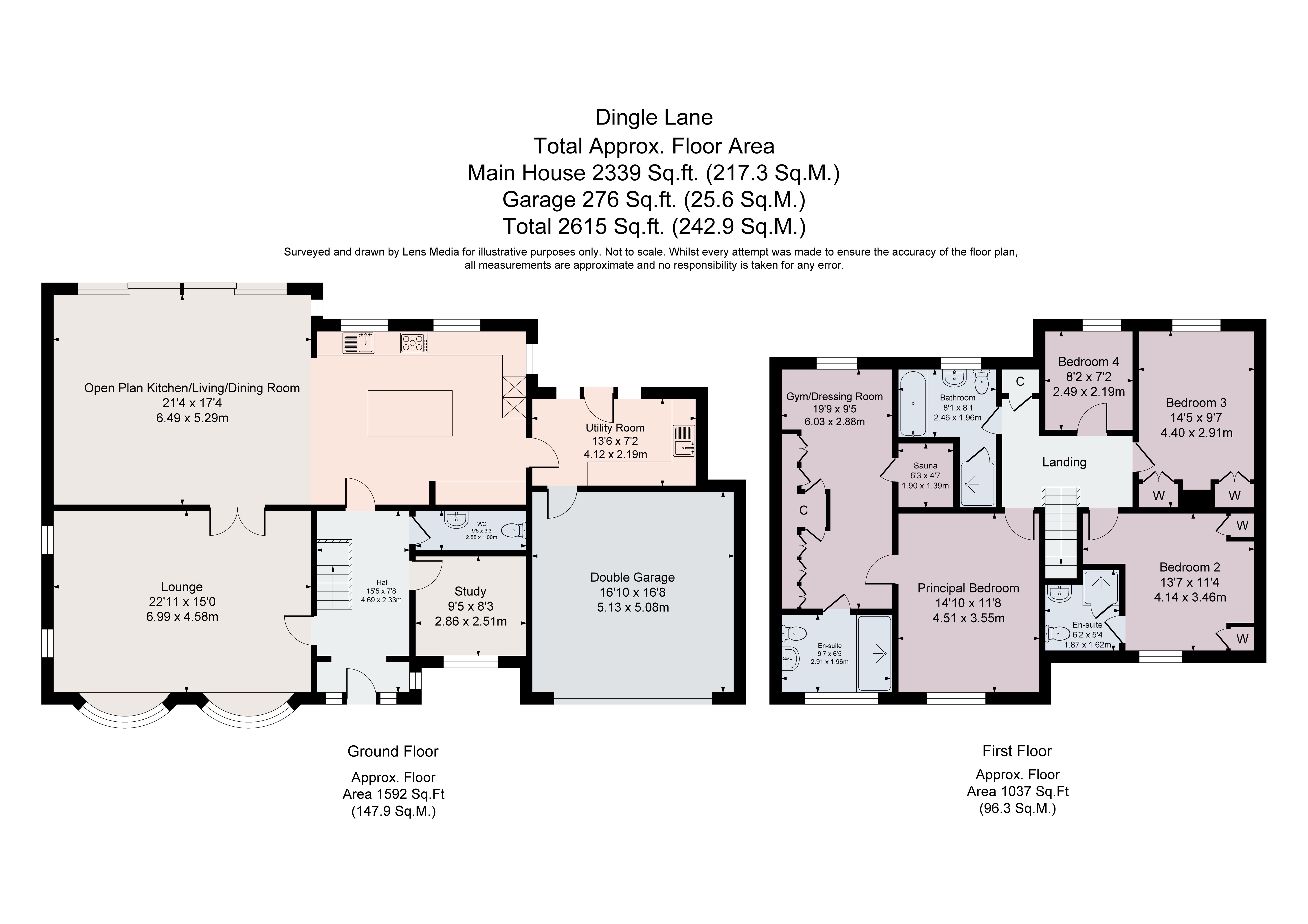 12, Dingle Lane, Cheshire floorplan