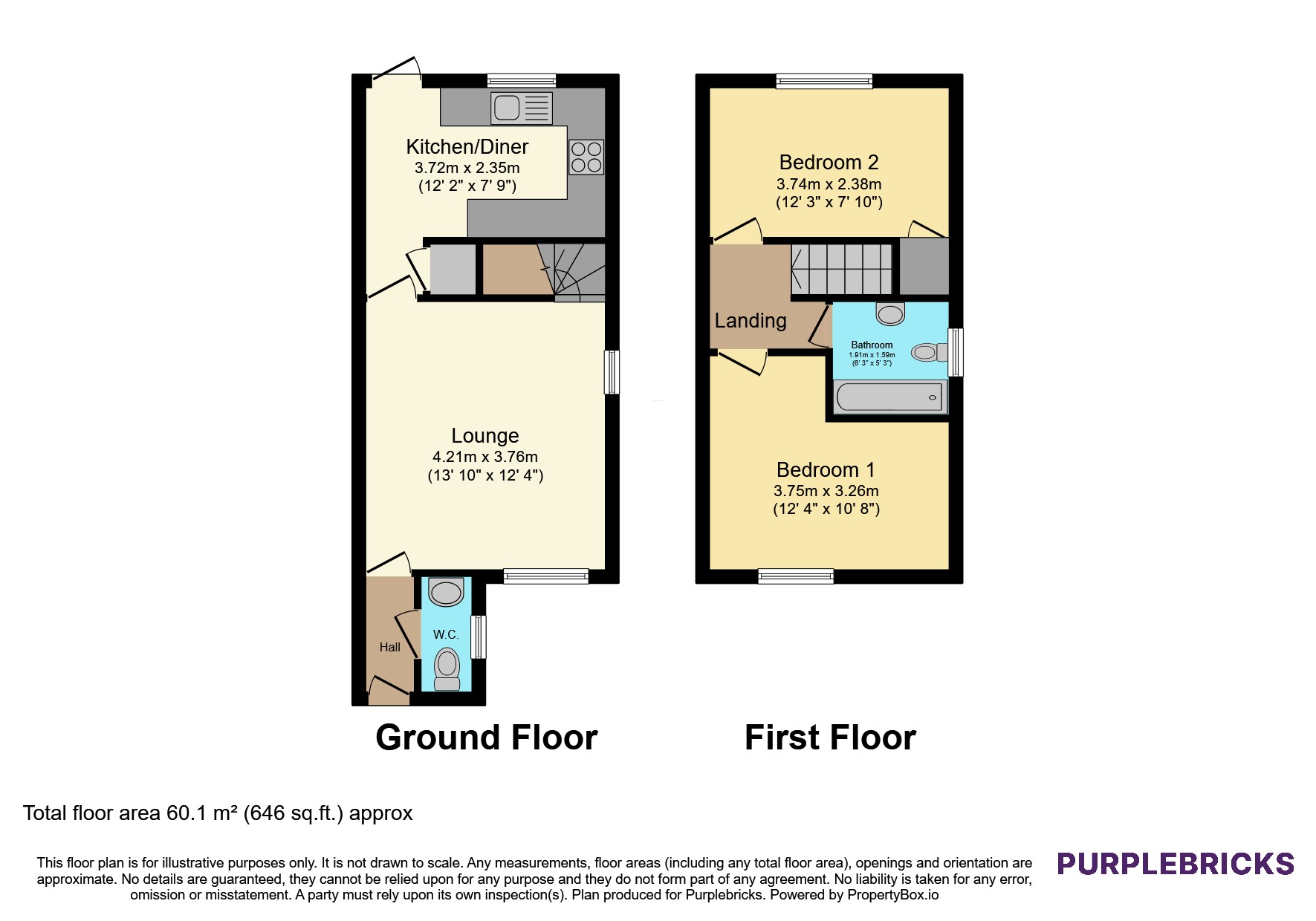 19, Priory Park Close, Barnsley floorplan