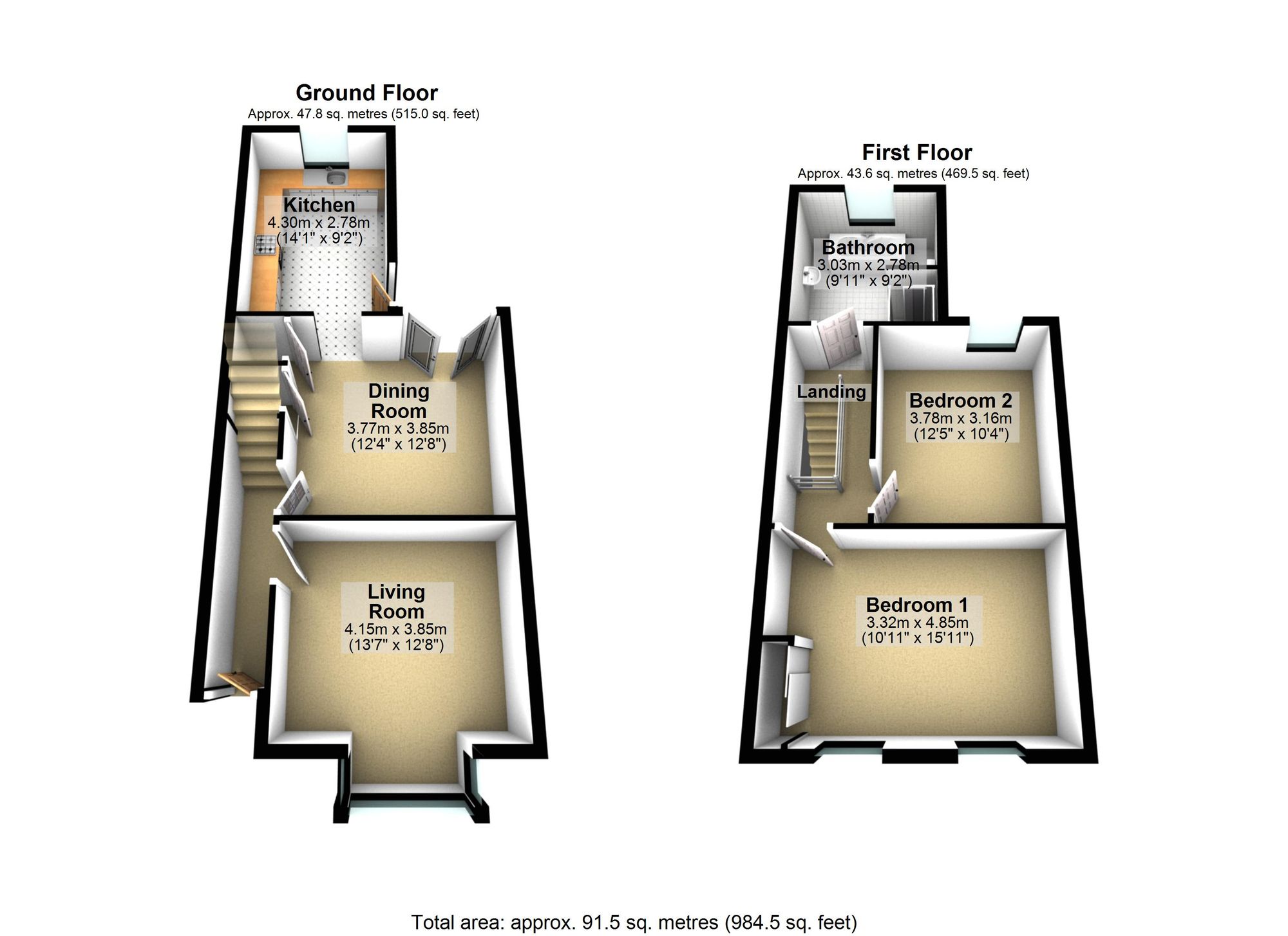 2 Chapel Road, Essex floorplan