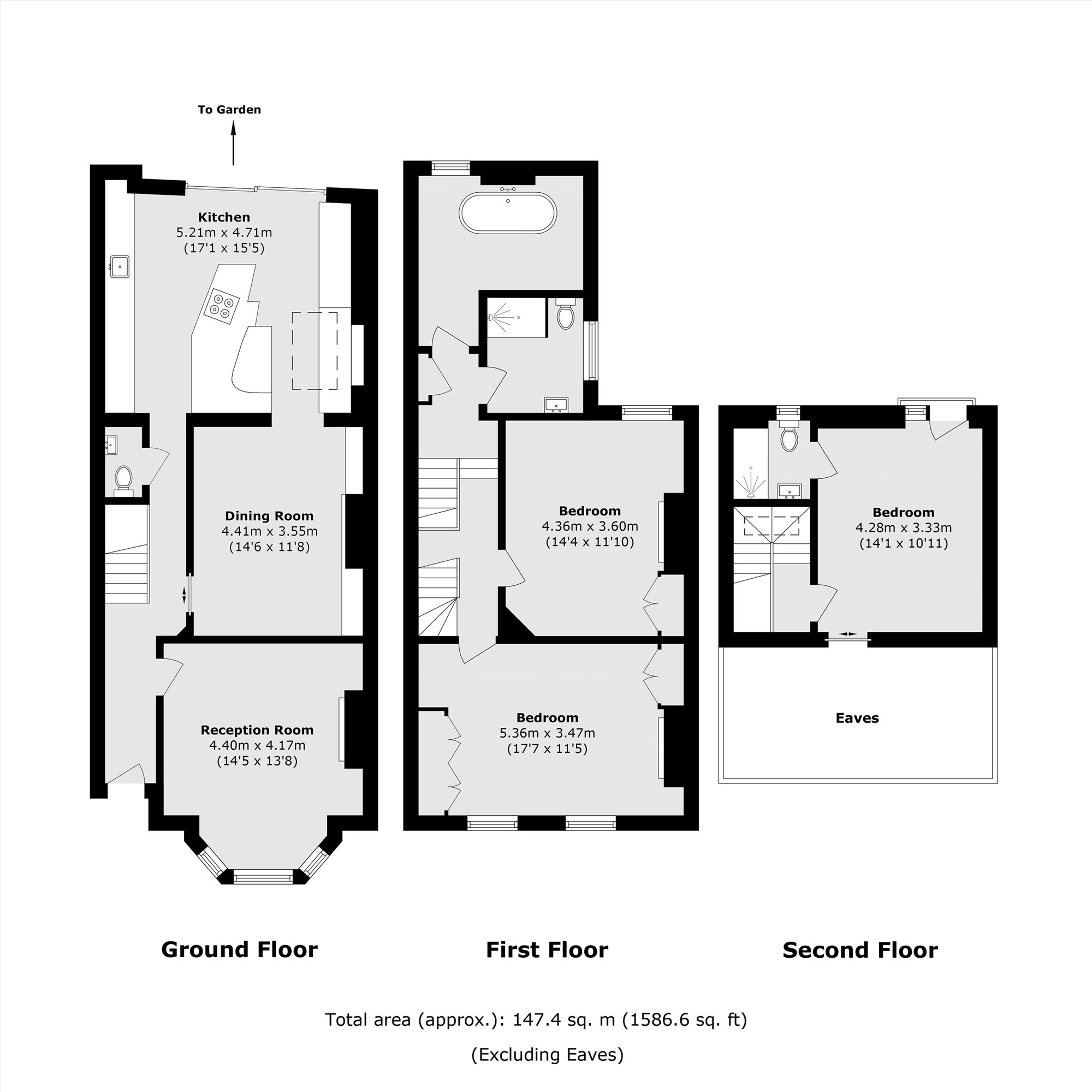 78, Haldon Road, London floorplan