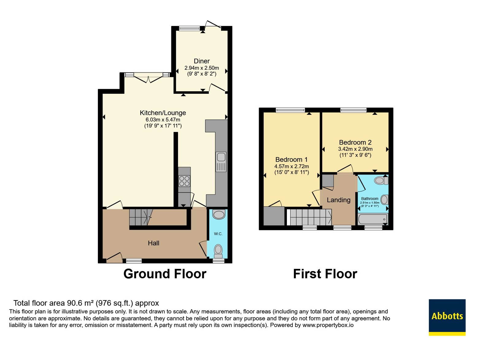 19, The Upway, Essex floorplan