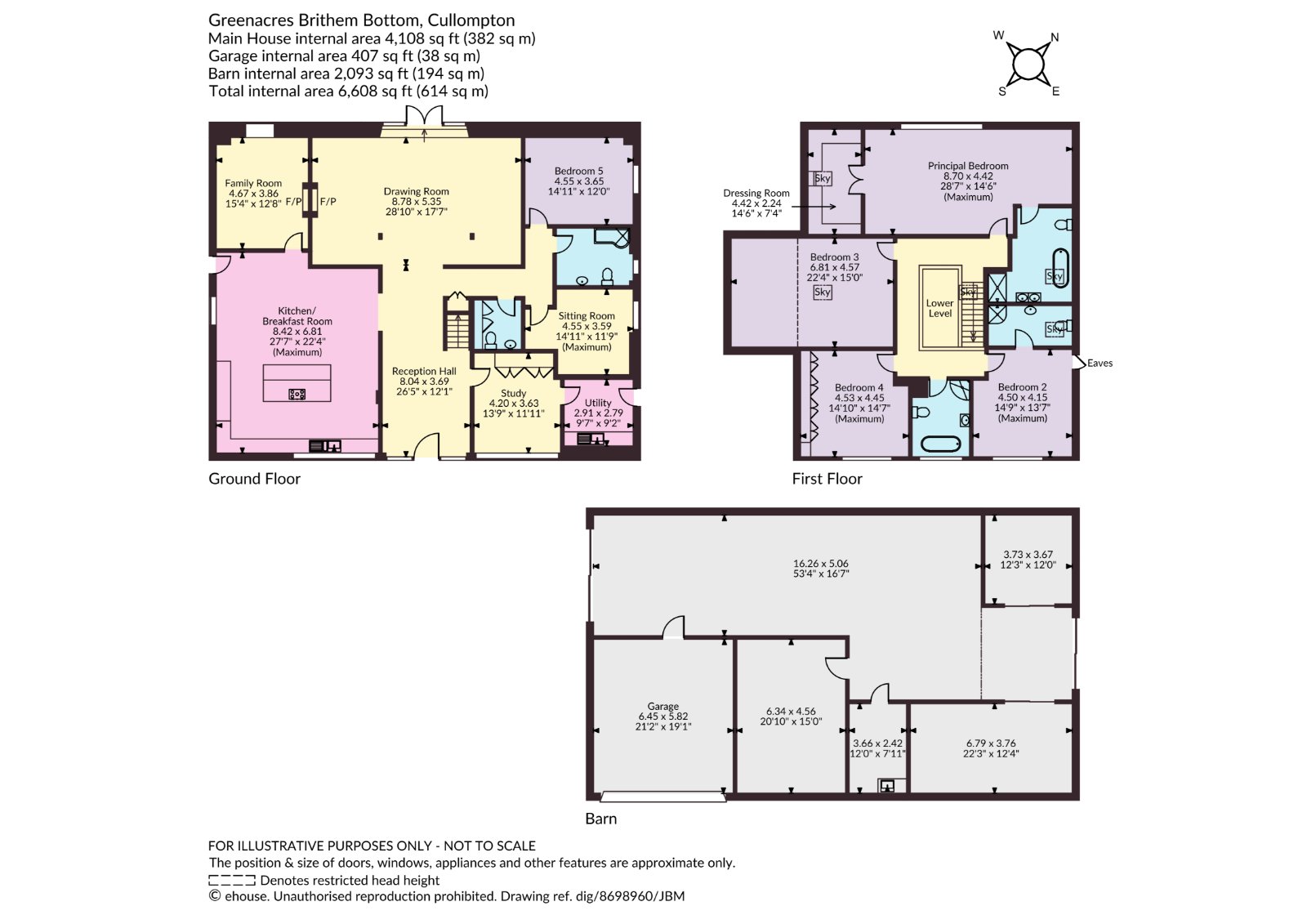 Greenacres,, Brithem Bottom, Devon floorplan