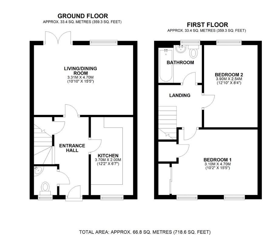1, Chantry Place, Shrewsbury floorplan