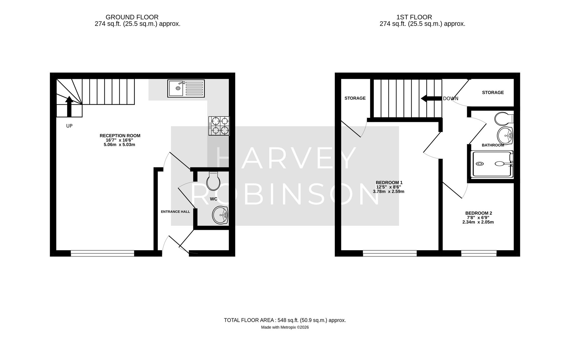 16 Bramley Way, St. Neots floorplan
