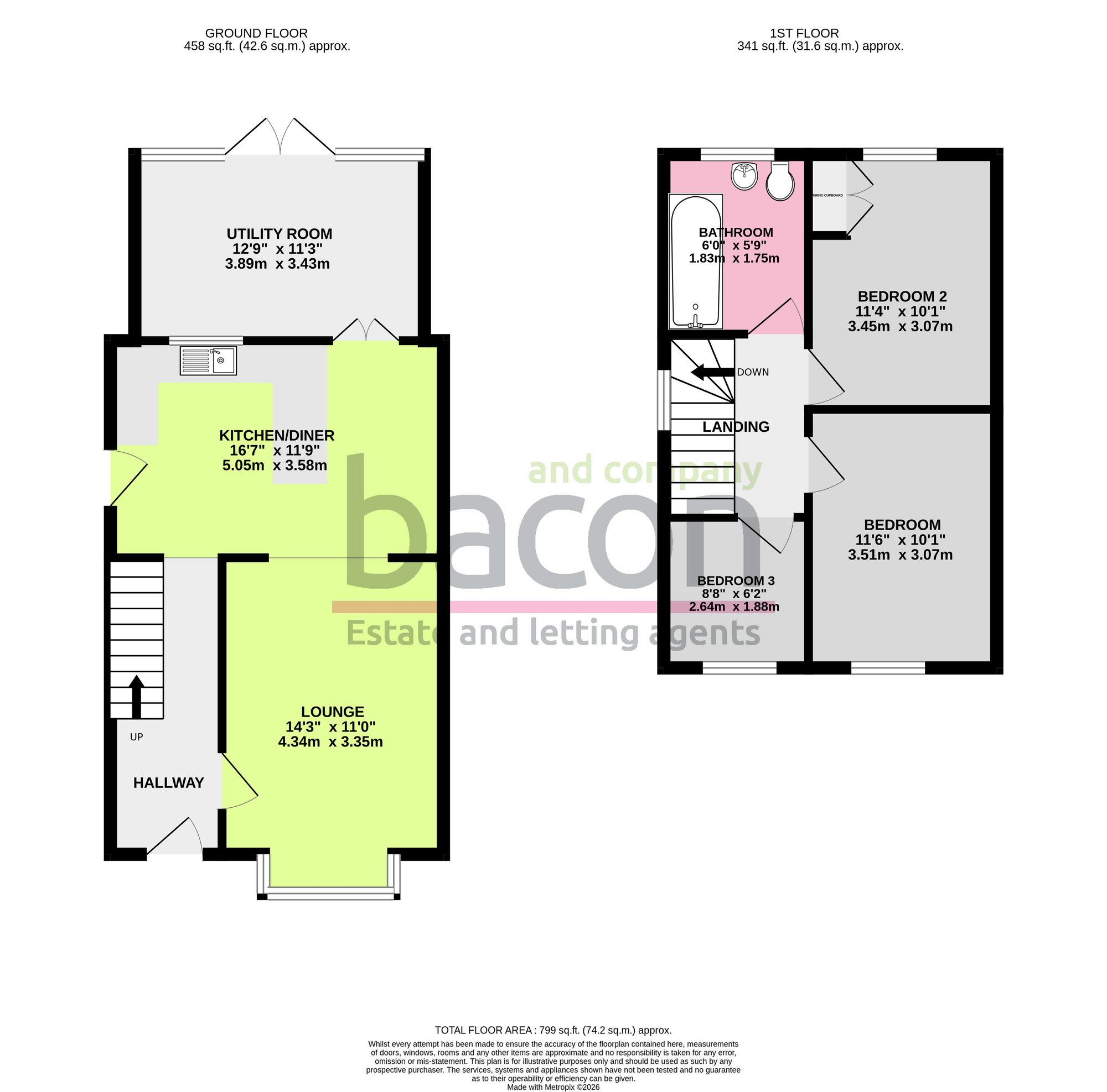 33, Penfold Road, Worthing floorplan