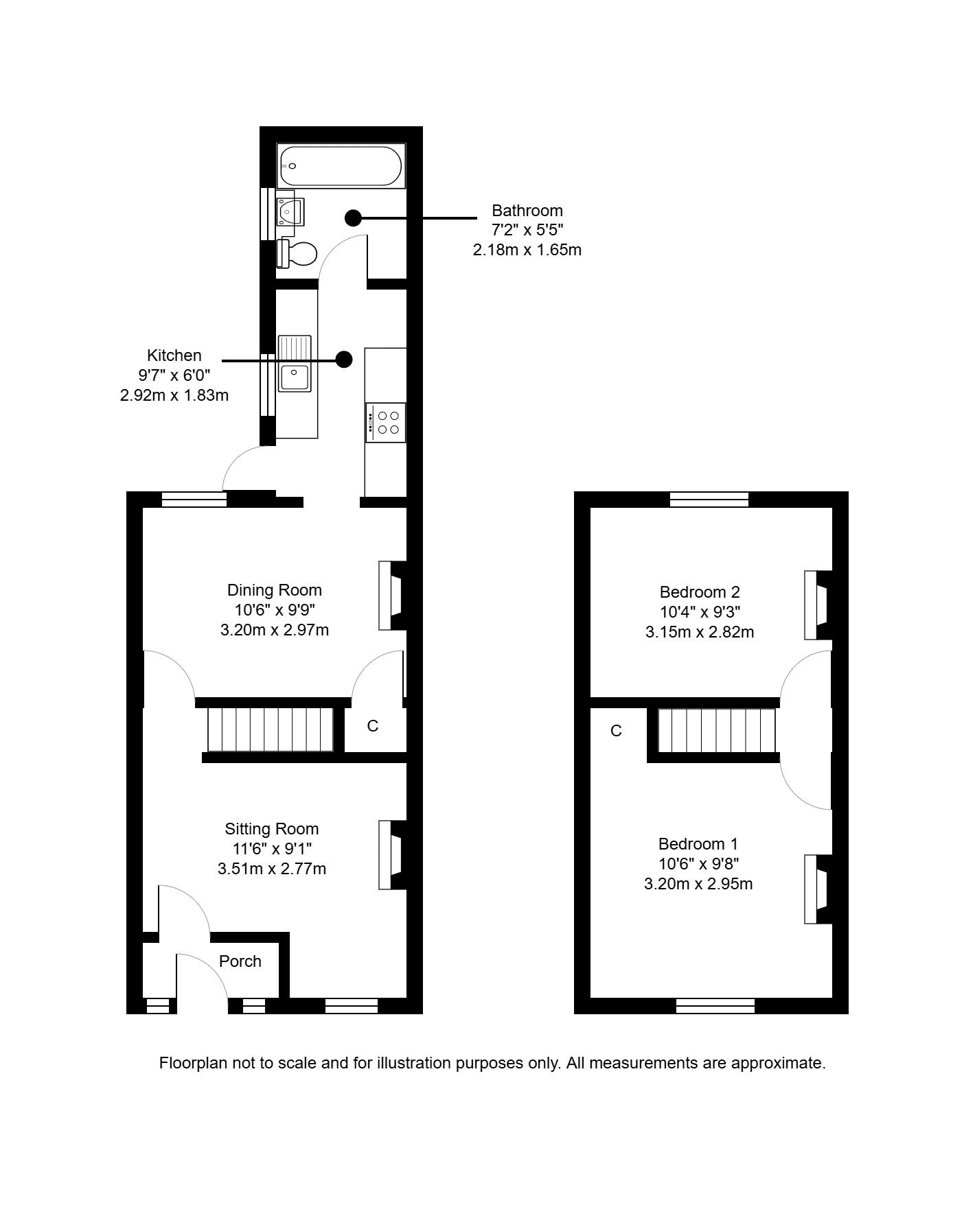 93, Nelson Avenue, Tonbridge floorplan