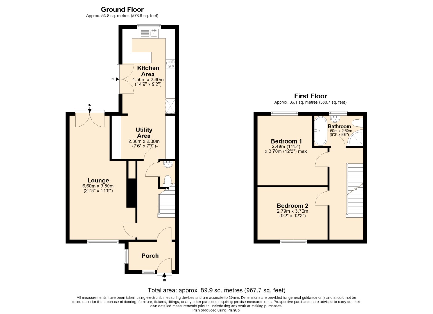 Tower Terrace, Kirkcaldy floorplan