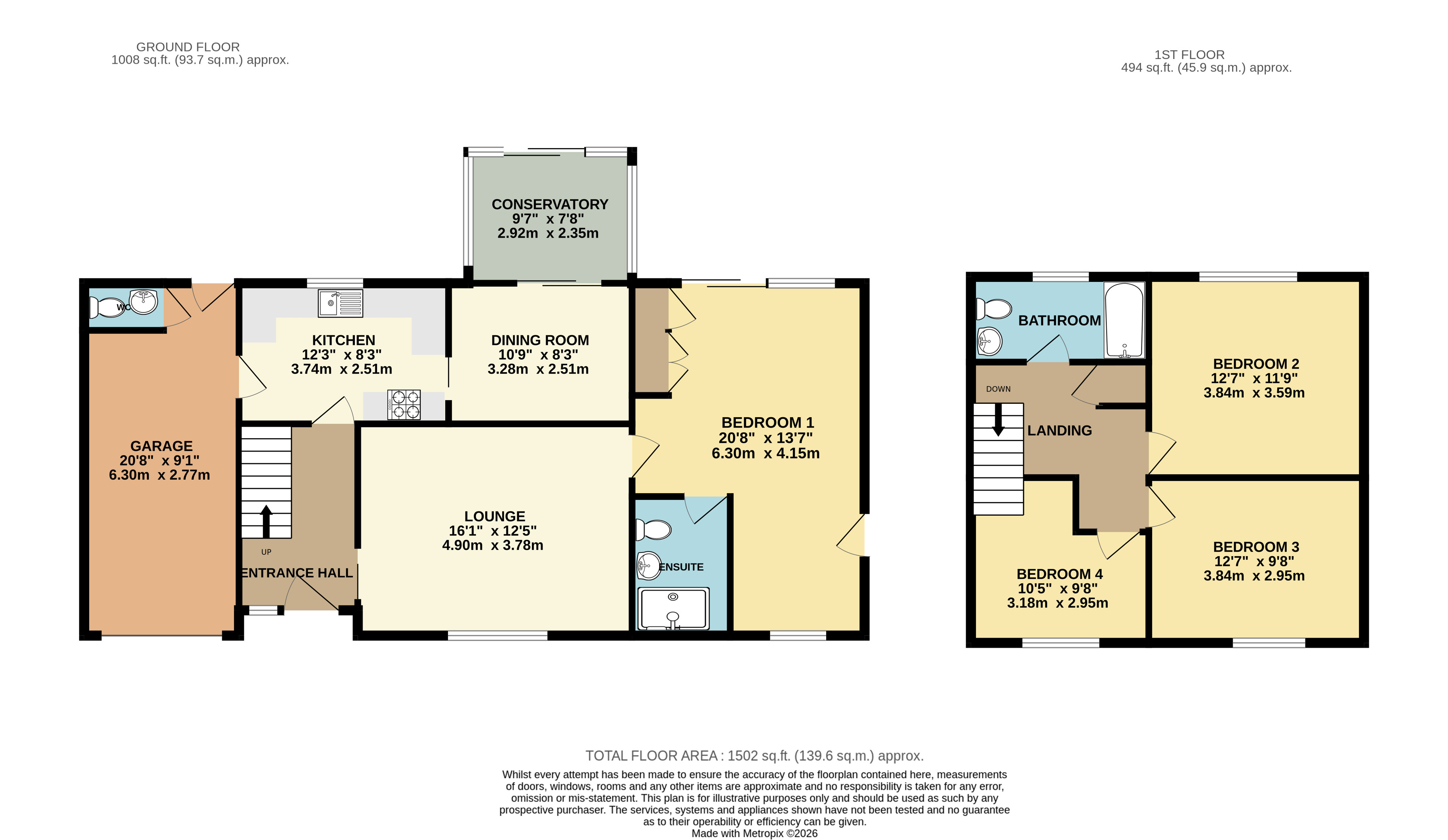 14 Orchard Road, Wrafton Braunton Devon, Braunton floorplan