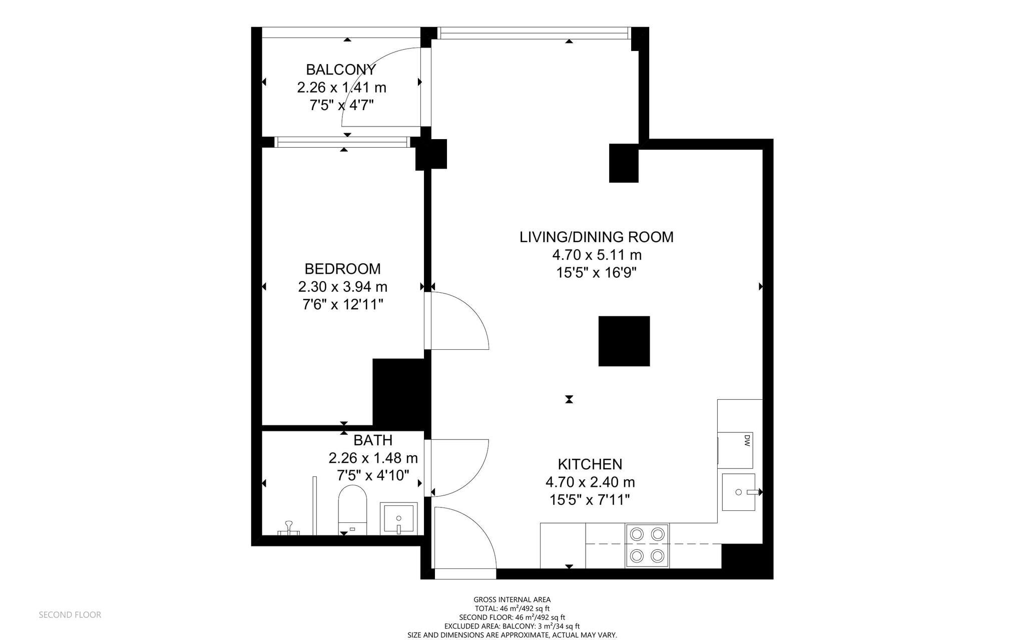Highgate Hill, London floorplan