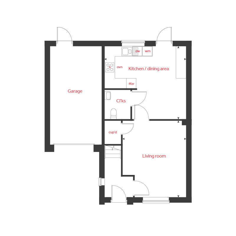 268, St James Road, Gateshead floorplan