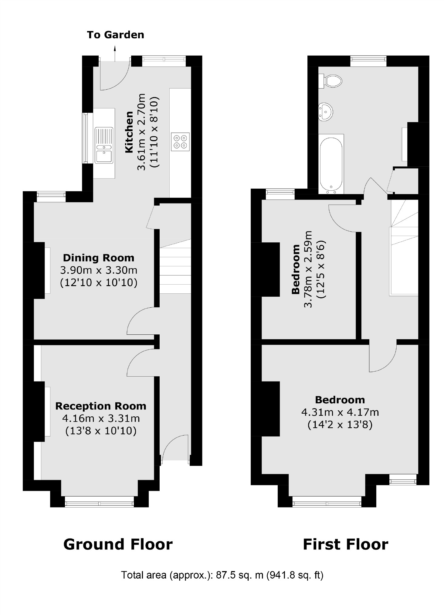 9, Arica Road, London floorplan