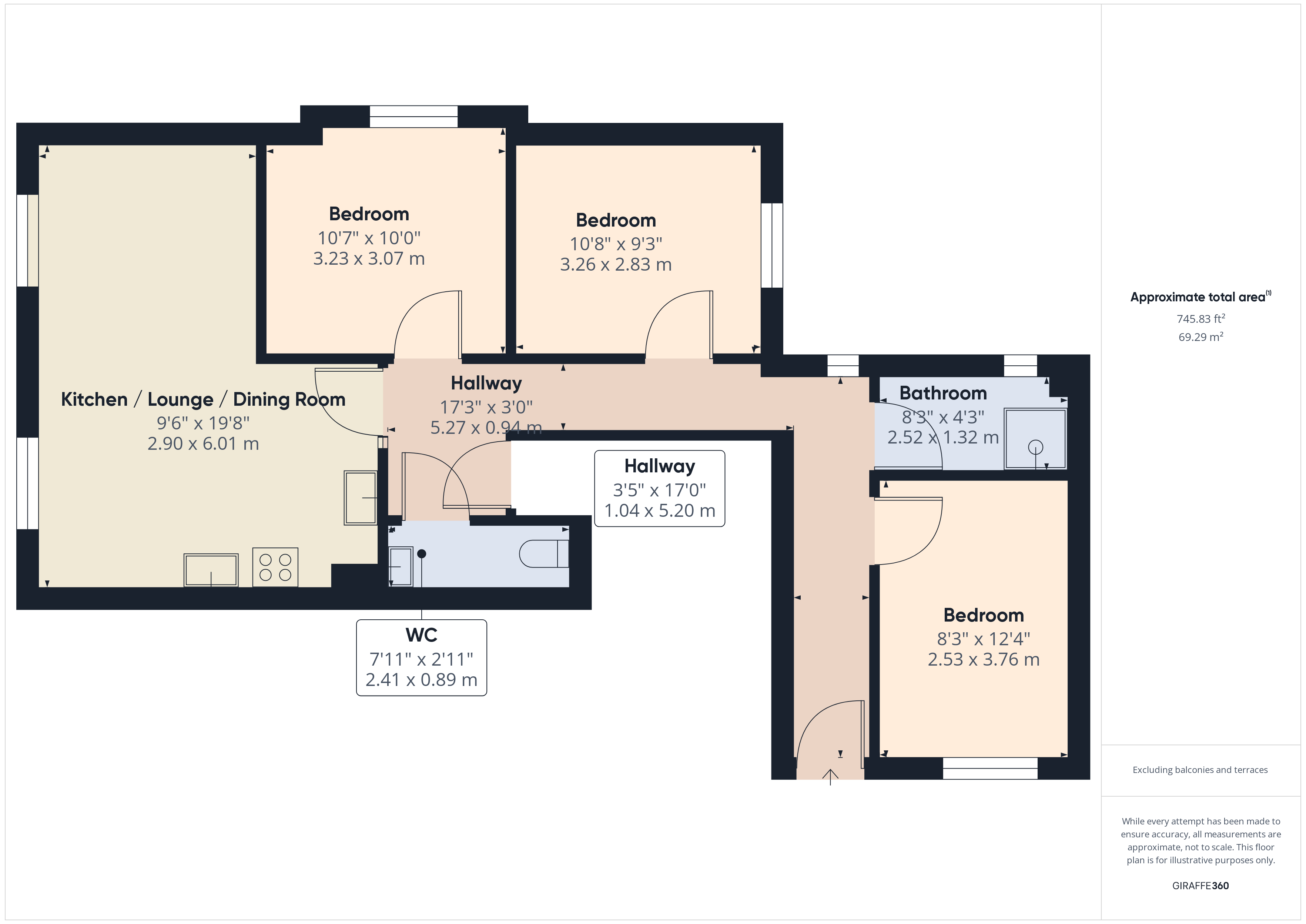 5, Brookside, Derby floorplan