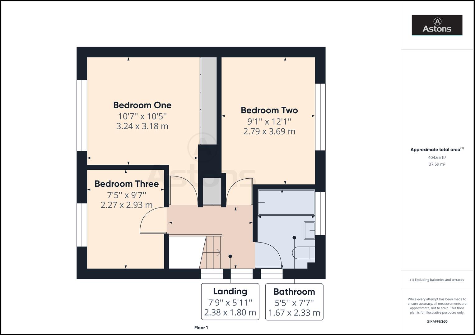 34, Oxford Road, Crawley floorplan