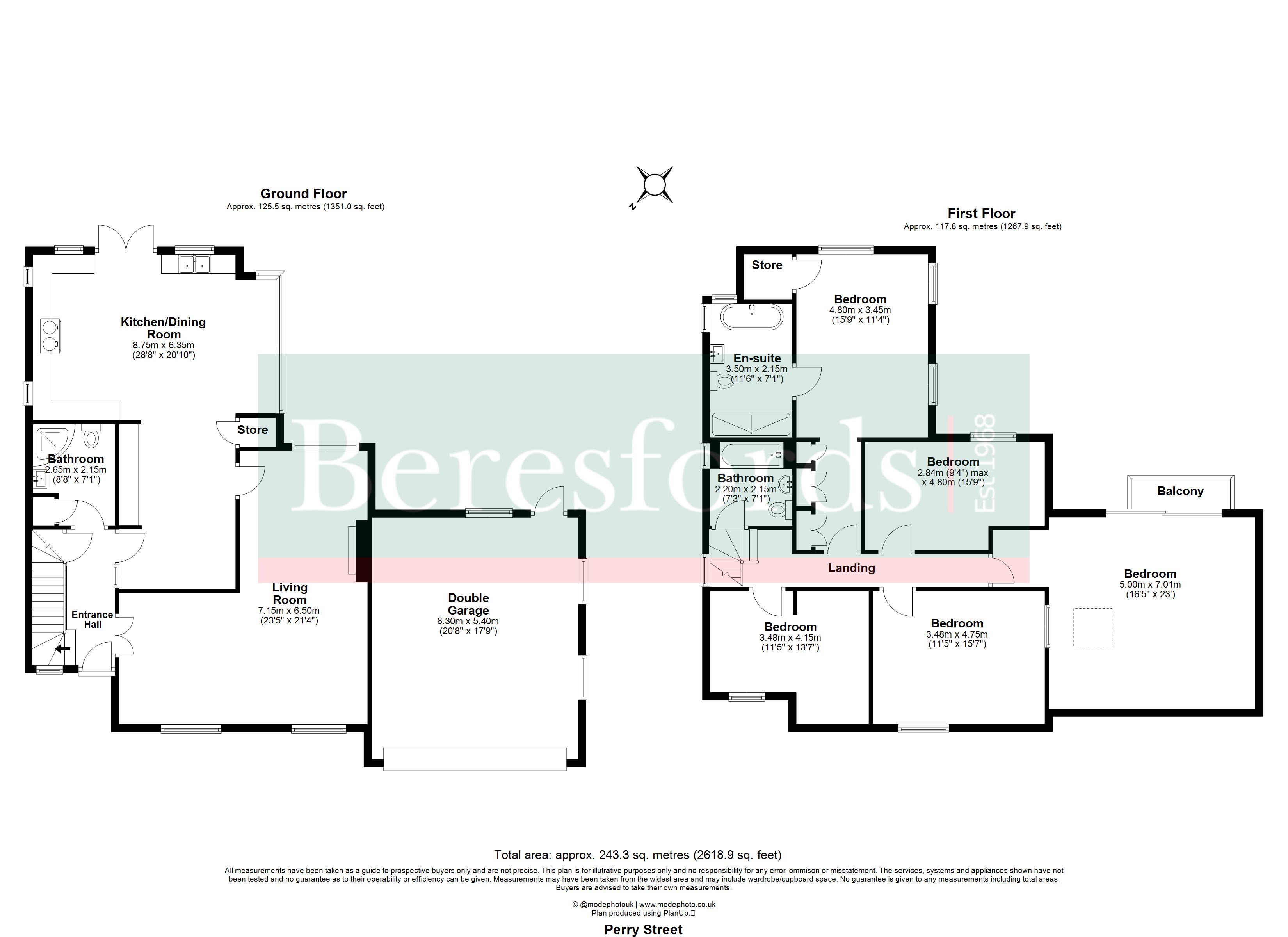 270, Perry Street, Essex floorplan