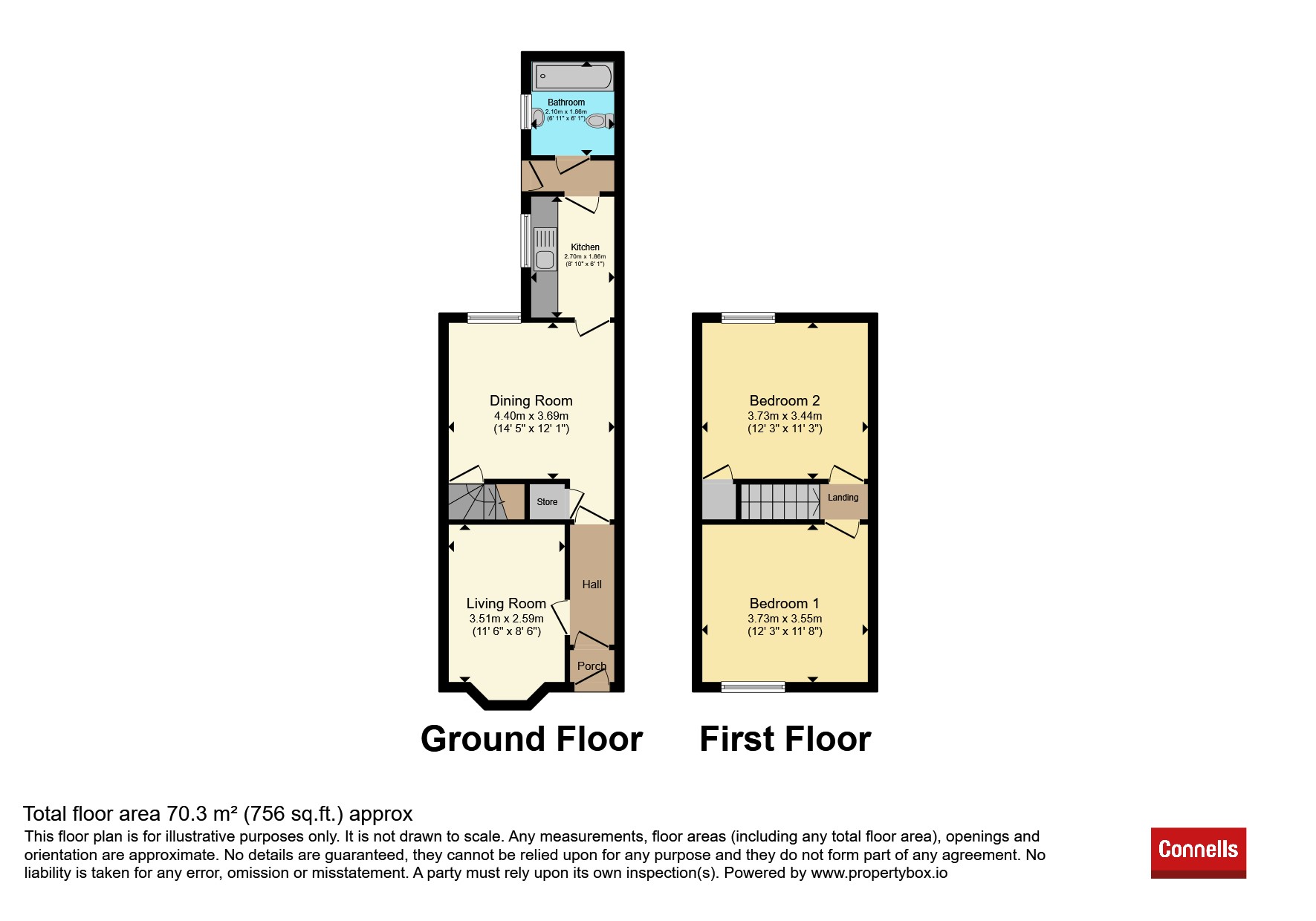 4, London Road, Birmingham floorplan