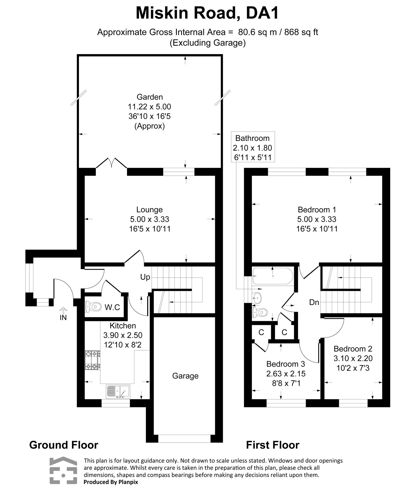 49, Miskin Road, Kent floorplan