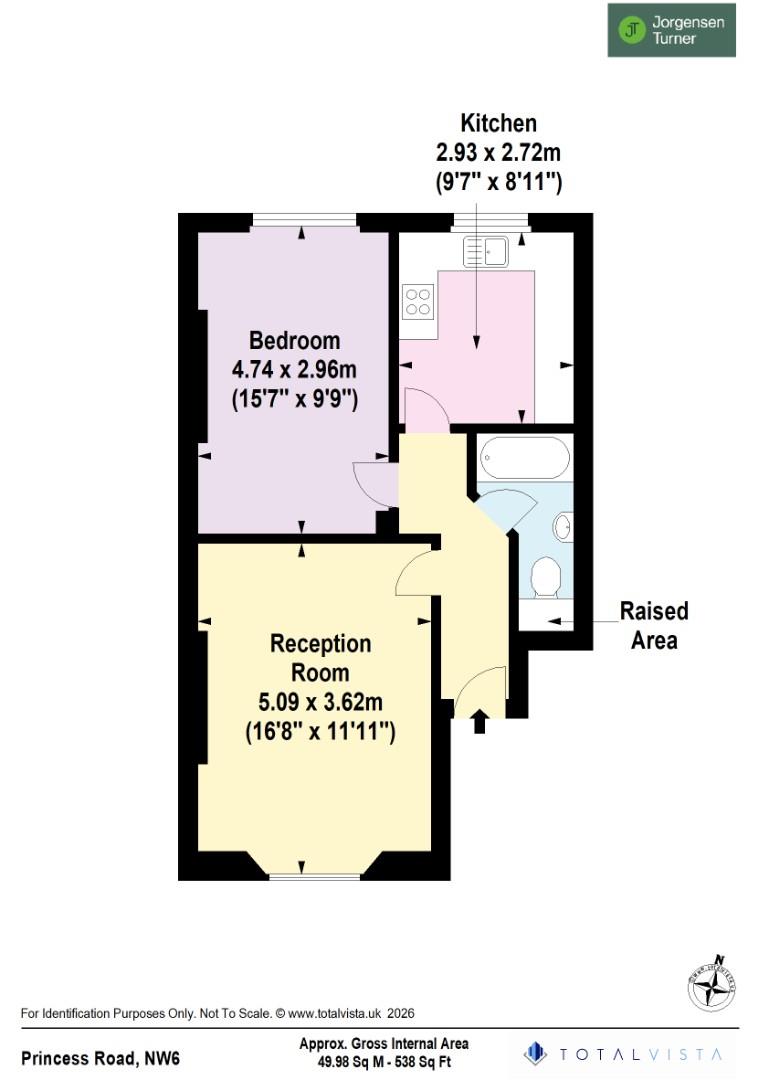 49b, Princess Road ,, London floorplan