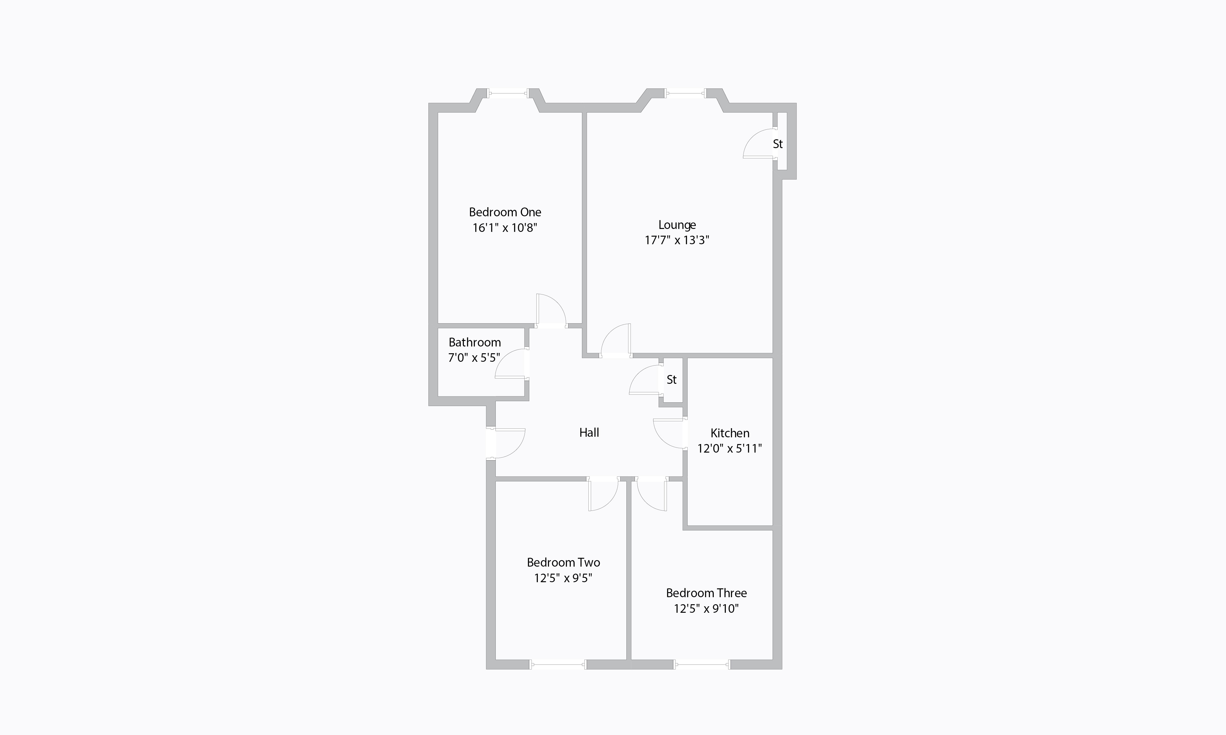 3 Bedrooms Flat for sale in Gibson Street, Flat 2/2, Hillhead, Glasgow G12
