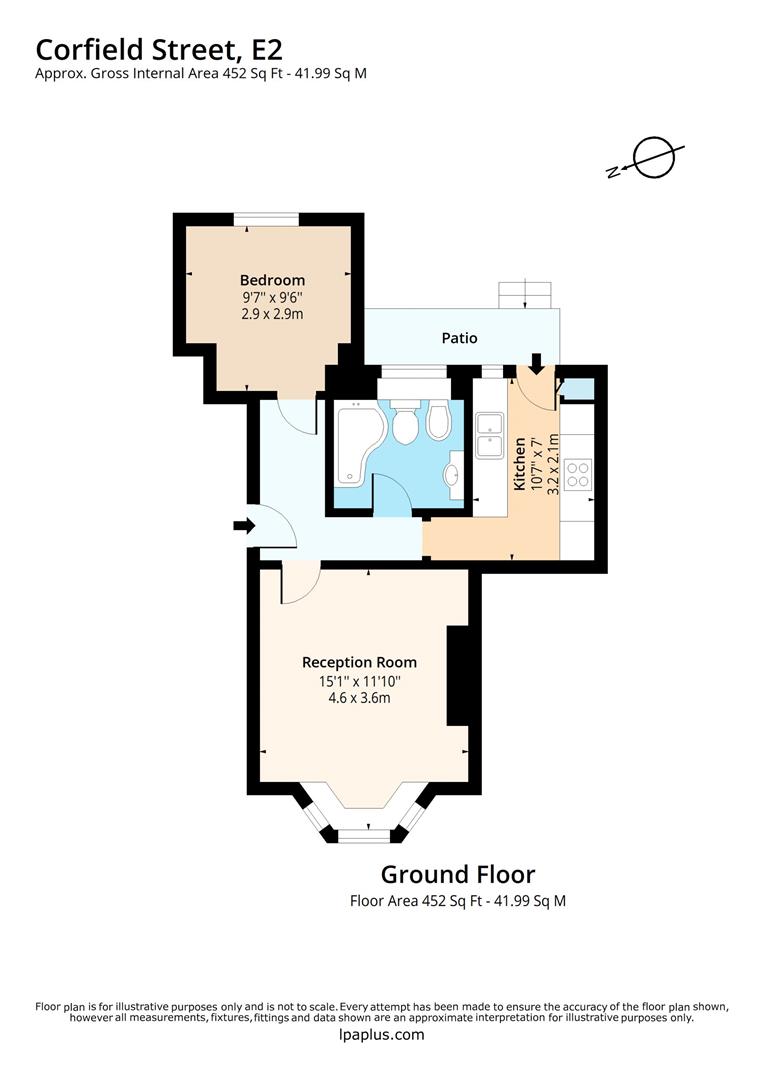 239, Corfield Street, London floorplan