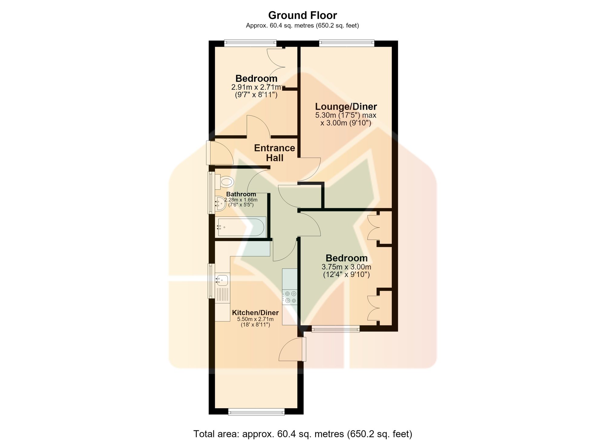 62 Eastfield Road, Doncaster floorplan