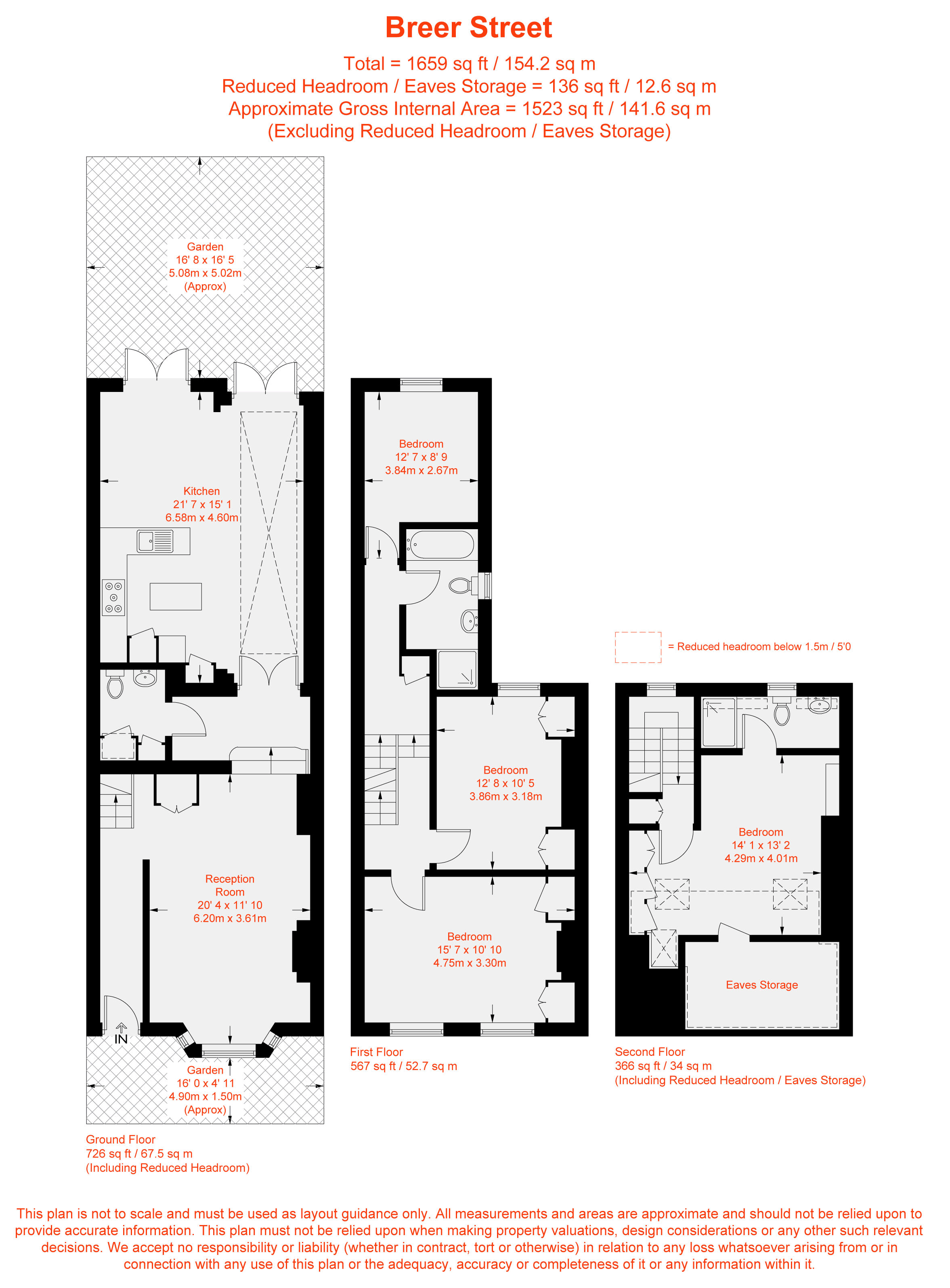 11, Breer Street, London floorplan